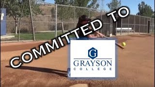 Skylar Shedlock 2017 First baseOutfield Softball RecruitSkills Video [upl. by Yadseut]