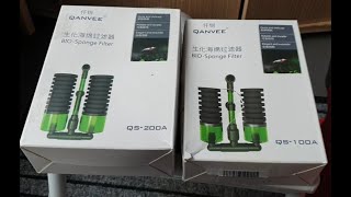 Qanvee QS 200a  100a Air upflow filter Unboxing walk through and review [upl. by Jennilee]