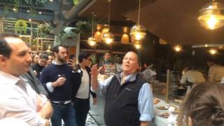 WATCH Mario Batali Previews Terra Restaurant Above Eataly [upl. by Benjy]