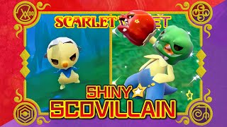 INSANELY QUICK SHINY CAPSAKID  SHINY SCOVILLAIN Pokemon Scarlet and Violet [upl. by Yelrebmyk]