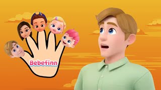 Boo Boo Finger Family Song Bebefinn Family  Finger Family Song Bebefinn Nursery Rhymes amp Kids Song [upl. by Brightman]