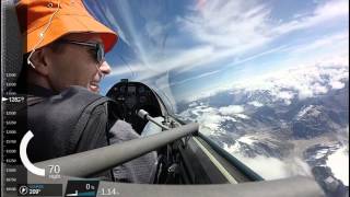 Omarama soaring flight to Mt Cook New Zealand [upl. by Esiled]