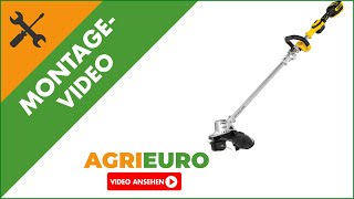 Agrieuro Montagevideo AkkuRasentrimmer Dewalt DCMST561P1QW  18 Volt 50 Ah LiIon [upl. by Ajiak]