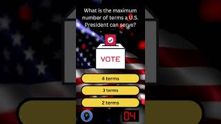 What is the maximum number of terms a US President can serve [upl. by Orlene601]