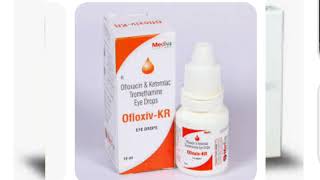 Ofloxacin and Ketrolac tromethamine eye drop  Optometry solution [upl. by Tony]