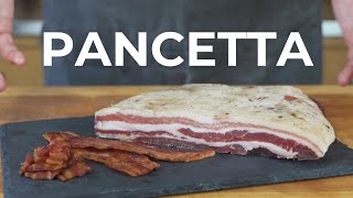 Pancetta selber machen  Italienischer luftgetrockneter Bauchspeck [upl. by Eybbob]