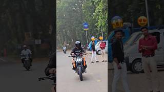 reaction to dako vai sap😱🥰 shorts shortsfeed ktm trending ktmduke stunt reaction trending￼ [upl. by Rafi934]