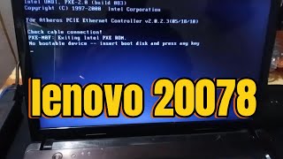 lenovo 20078 check cable connection [upl. by Anovad]