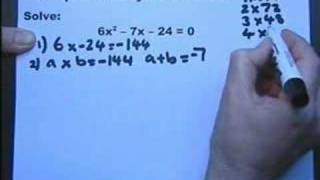 AS amp A Level Maths No 3 Factorise from wwwmathstutorbiz [upl. by Yremrej]