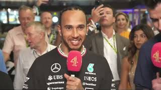 2024  Abu Dhabi  PostRace Lewis Hamilton speaks to Channel 4 [upl. by Dewayne210]