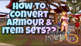 📦Runescape 3 Armour amp Item Sets  Buying Selling amp Making them Easy runescape3 [upl. by Nehepts]