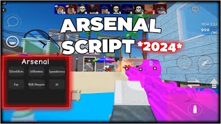 ROBLOX Arsenal Script  Hack  Silent Aim Aimbot Gun Mods 2024 [upl. by Naujyt549]