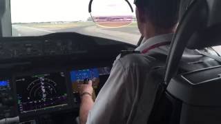 Virgin Atlantic 787900 Cockpit Takeoff Heathrow [upl. by Assennev524]