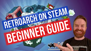 RetroArch on Steam Beginner Guide Setup  tips [upl. by Nagirrek773]