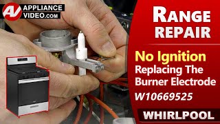 Range  Oven  Not Heating or Starting  Burner Electrode issues  Diagnostic amp Repair [upl. by Madelin]