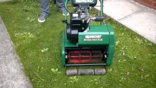 Qualcast Classic 35s petrol lawnmower [upl. by Huckaby]