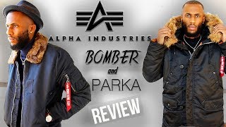 ALPHA INDUSTRIES quotBomber amp Parkaquot REVIEW  COOPSCORNER [upl. by Adey]