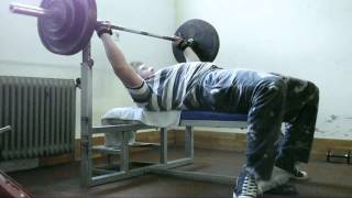 Bench Press 125 kg 5x5 [upl. by Ibby]