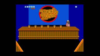 Root Beer Tapper Arcade Gameplay Midway Arcade Treasures  GameCube No Commentary [upl. by Noslrac]