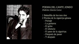 F García Lorca  Poema del Cante Jondo 1 AUDIOLIBRO Poesía Voz Humana [upl. by Euginom]