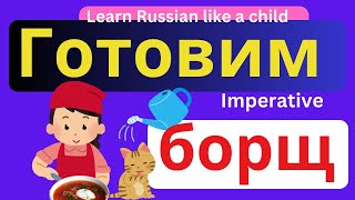 Learn Russian with everyday situations Russian grammar listening verbs aspect sentences story [upl. by Patsy]