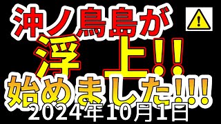 【速報！】ついに、沖ノ鳥島が浮上を始めました！！わかりやすく解説します！！！ [upl. by Martelli]