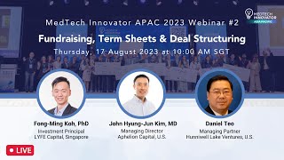 MTI APAC LIVE 2 Fundraising Term Sheets amp Deal Structuring [upl. by Olly]