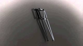 Girder forks animation rotating [upl. by Uzia756]