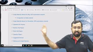 How to download CA  Study Material  RTP  Past Exam Papers  Suggested Answers  from ICAI website [upl. by Eirret730]