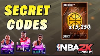 New SECRET CODES NBA 2K Mobile  NBA 2K Locker Codes  NBA 2K Mobile Redeem Codes [upl. by Irrac169]