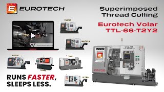 Unlock the Power of Superimposed Machining on the Eurotech Volar TTL Series CNC Lathe [upl. by Lim947]