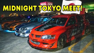 Taking Tokyo Drift Evo to MIDNIGHT CAR MEET IN JAPAN TOKYO DRIFT CAR MEET [upl. by Melony600]