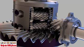 16 Torsen differential  how does a gearbox work [upl. by Suilmann]