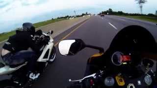 2010 GSXR 750 vs 2012 GSXR 750 [upl. by Ttreve795]