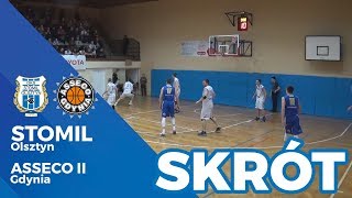 SKRÓT  🏀 Stomil Olsztyn  Asseco AMW II Gdynia 9388 30012018 r [upl. by Orin953]