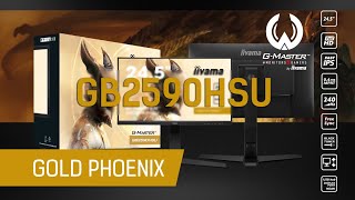 Control the game with the 240Hz iiyama GMaster GB2590HSU Gold Phoenix [upl. by Atnohsal]