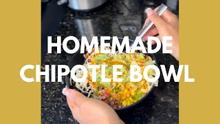 Making The Chipotle Burrito Bowl At Home 🏡  Healthy amp Delicious  Kayann Coley [upl. by Warfore]