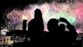 LONDON 2012  ROOFTOP RAVE  APOC OLYMPICS OPENING FIREWORKS [upl. by Harriet]