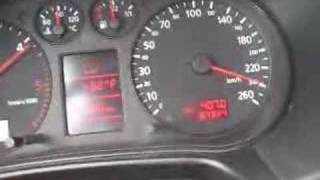 Audi A3 19TDI PD 130 TOP SPEED  STOCK [upl. by Sachs410]