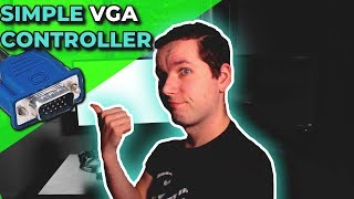 How to Create VGA Controller in Verilog on FPGA  Xilinx FPGA Programming Tutorials [upl. by Enida]