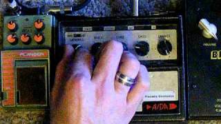 ADA flanger 90s RI vs IBANEZ digital flanger clean ANd fuzzed up [upl. by Kano]