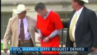 Warren Jeffs request denied [upl. by Ulrikaumeko]