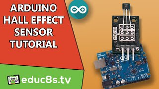 Arduino Tutorial Hall Effect Sensor with Arduino Uno [upl. by Inaluiak]