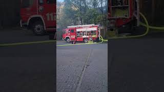 Großbrand in Hirschhorn  Lagerhalle in Flammen [upl. by Azarria692]