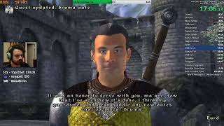 TES IV Oblivion Speedrun PB 2426 IGT No OutofBounds 7172021 [upl. by Oeramed543]