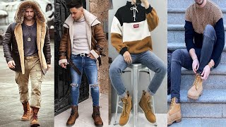 HOW TO STYLE TIMBERLANDS  TIMBERLAND BOOTS OUTFIT IDEAS FOR MEN 2020  TIMBERLAND BOOTS [upl. by Alexia]