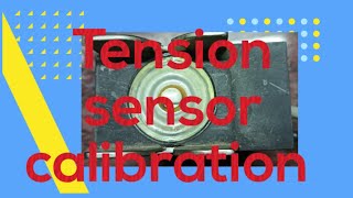 Autoconer Tension sensor simple calibration [upl. by Ninette]