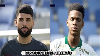 Efootball 2025 V 420 Novas faces Brasileirão [upl. by Gherardi]