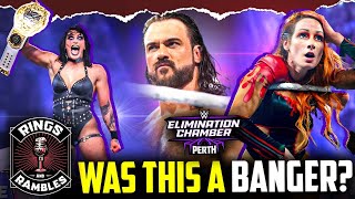 Was WWE Elimination Chamber a banger  Rings amp Rambles [upl. by Clarke]