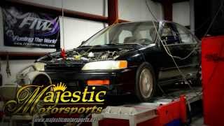 1995 Honda Accord F22H22 FrankensteinG22 Turbo Dyno [upl. by Launcelot]